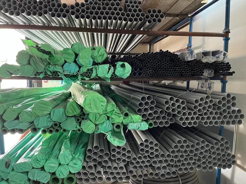 Project piping materials prepared for UAE construction sites
